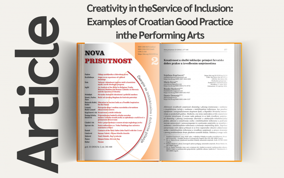 Preliminary Communication on Creativity in the Service of Inclusion