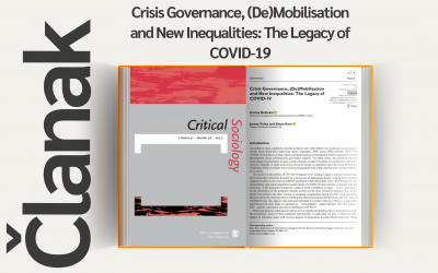 New article “Crisis Governance, (De)Mobilisation, and New Inequalities: The Legacy of Covid-19”