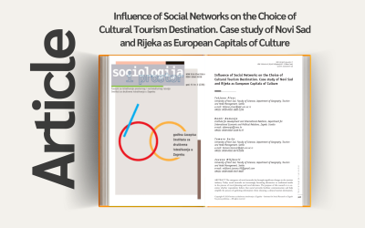Article “Influence of Social Networks on the Choice of Cultural Tourism Destination. Case study of Novi Sad and Rijeka as European Capitals of Culture”