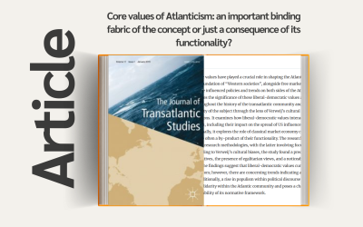 Article “Core values of Atlanticism: an important binding fabric of the concept or just a consequence of its functionality?”