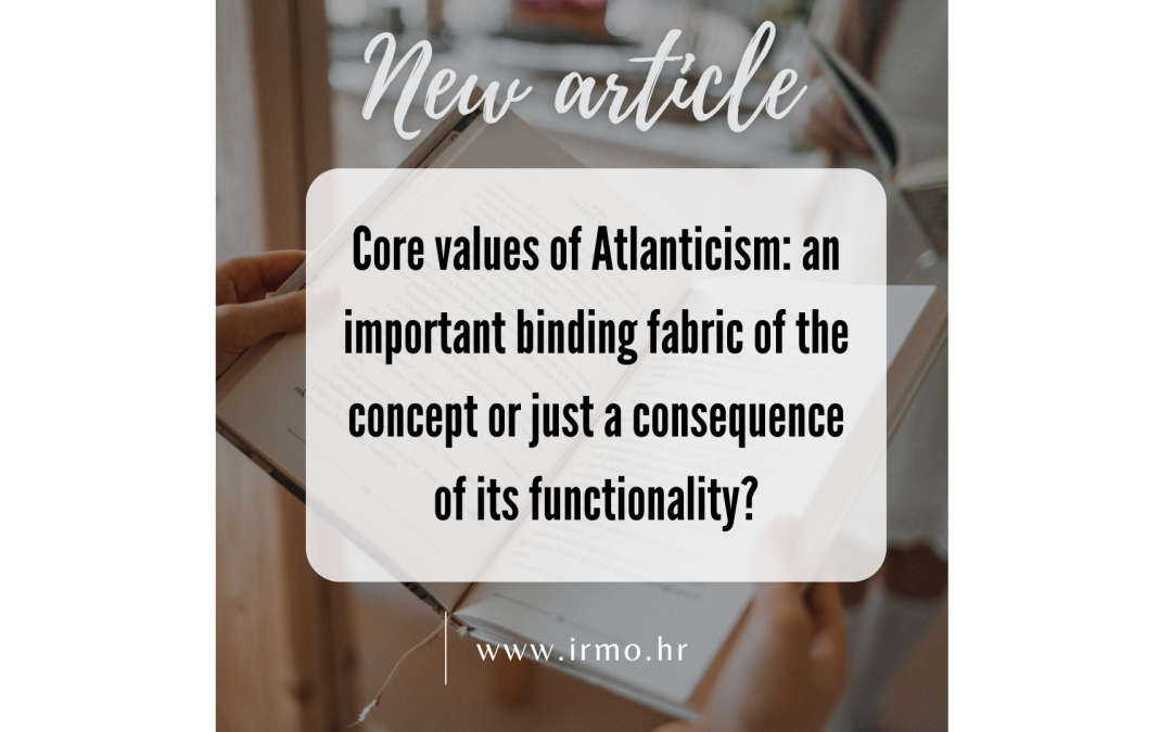A new research article on the values of Atlanticism