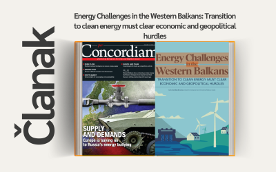 Članak „Energy Challenges in the Western Balkans: Transition to clean energy must clear economic and geopolitical hurdles”