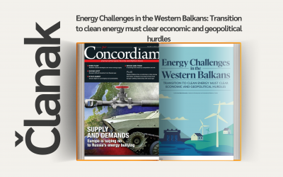 New article „Energy Challenges in the Western Balkans: Transition to clean energy must clear economic and geopolitical hurdles”