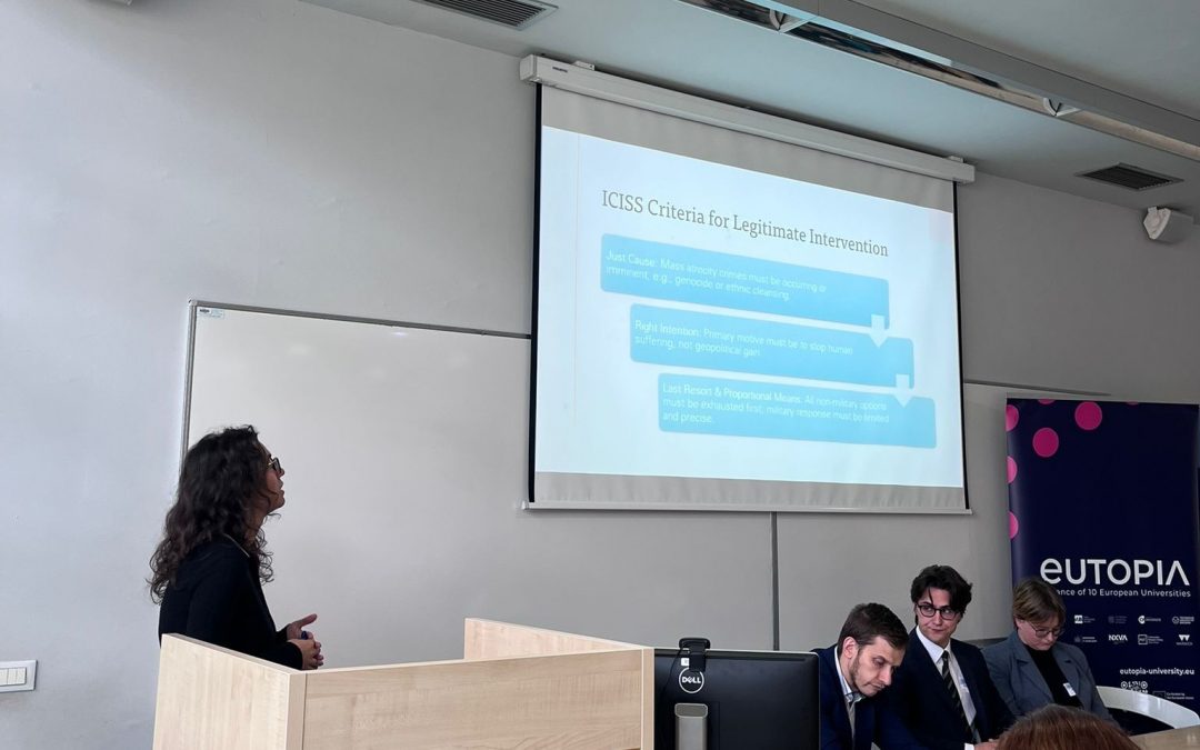 IRMO Research Assistant at Student Conference in Ljubljana
