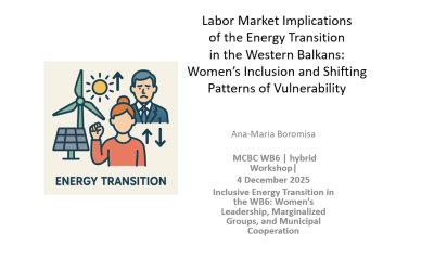 IRMO znanstvenica na MCBC WB6 radionici