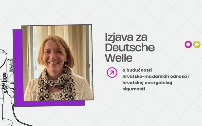 Ana-Maria Boromisa dala izjavu za Deutsche Welle o energetskoj sigurnosti Hrvatske