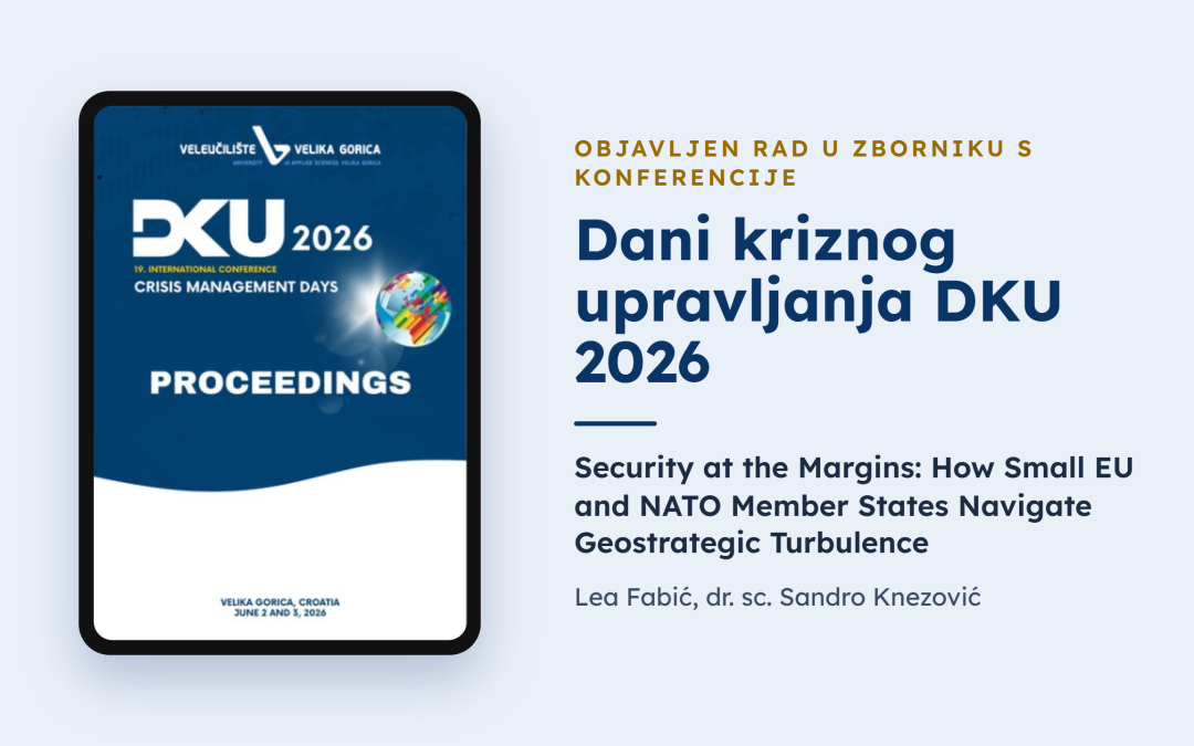 Publication in the Proceedings of the International Scientific and Professional Conference ,,Crisis Management Days – CMD 2026“